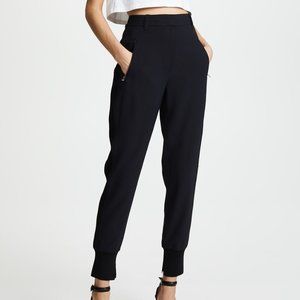 NWOT 3.1 Navy Phillip Lim Pinstripe Tailored Suiting Jogger Pants, 4